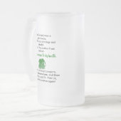 St. Patrick's Day Irish Drinking Toast Beer Mug (Devant gauche)