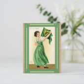 St Patricks Day Irish Erin Go Bragh Briefkaart (Staand voorkant)