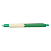 St Patrick's Day Irish Flag Shamrock Zwarte Inkt Pen (Voorkant)