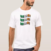 St Patricks Day Irish Funny Cute Drink T-shirt (Voorkant)