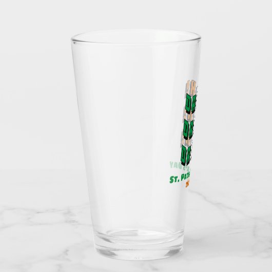 St Patricks Day Irish Funny Drink Beer Pint Glas (Rechts)