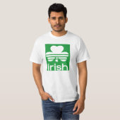 St. Patrick's Day "IRISH" FUNNY DRINK T-shirt (Voorkant volledig)