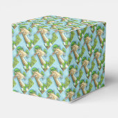ST. PATRICK'S DAY IRISH GIRAFFE, CLASSIC FAVOR BOX BEDANKDOOSJES (Achterkant)