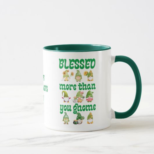 St Patrick's Day Irish Gnomes Mok (Rechts)