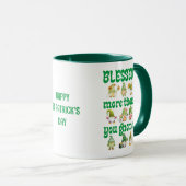 St Patrick's Day Irish Gnomes Mok (Voorkant rechts)