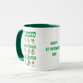 St Patrick's Day Irish Gnomes Mok (Voorkant links)