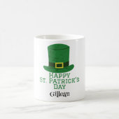 St. Patrick's Day Irish green pet met geluk Shamro Koffiemok (Center)