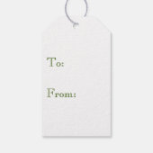 St Patricks Day Irish Green Shamrock Succes Cadeaulabel (Achterkant)