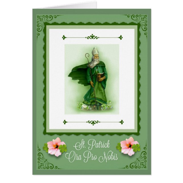 St. Patrick's Day Irish Greeting/Note Card (Voorkant)