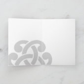 St. Patricks Day Irish Hand Heart Shamrock-kaart Kaart (Binnen)