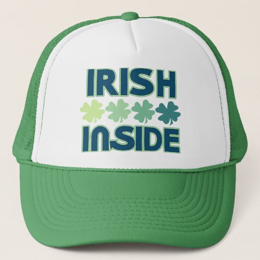 St. Patrick's Day Irish Inside Trucker Pet (Voorkant)