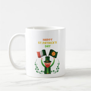 St. Patricks Day Irish - Lucky Irish Shamrock Koffiemok