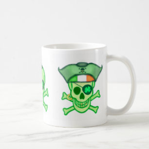 St. Patrick's Day Irish Pirates Koffiemok