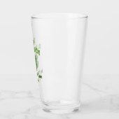 St Patricks Day Irish Shamrock Clover Love Pint Glas (Links)