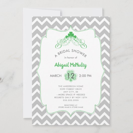 St Patrick's Day IRISH Shamrock Vrijgezellenfeest Kaart (Voorkant)