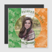 St. Patrick's Day Irish shamrocks flag lijst (Voorkant / Achterkant)