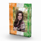 St. Patrick's Day Irish shamrocks flag lijst Fotoblokken (Rechts)