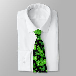 St. Patrick's Day Irish Shamrocks Patroon Leggings Stropdas
