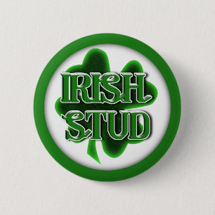 St. Patrick's Day Irish Stud Ronde Button 5,7 Cm
