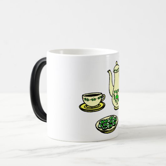 St. Patrick's Day Irish Tea Set Mug (Devant gauche)