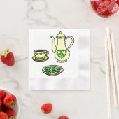 St. Patrick's Day Irish Tea Set Paper Napkins Servetten (Insitu)