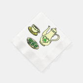St. Patrick's Day Irish Tea Set Paper Napkins Servetten (Hoek)