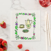 St. Patrick's Day Irish Tea Set Paper Napkins Servetten (Insitu)
