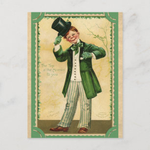 St. Patricks Day Irish Top of the Morning Briefkaart