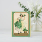 St. Patricks Day Irish Top of the Morning Briefkaart (Staand voorkant)