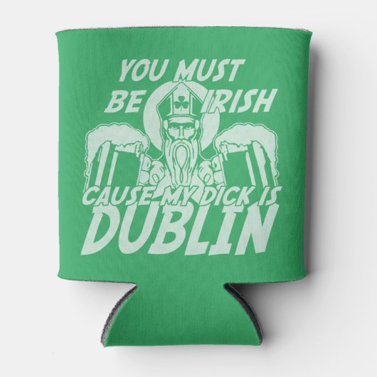 St Patricks Day Je moet Iers zijn Blikjeskoeler (Voorkant)