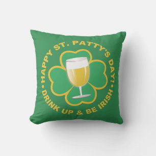 St. Patrick's Day jeter des oreillers