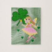 St. Patrick's Day Jigzaag Puzzle Fairy Legpuzzel (Verticaal)