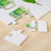 St. Patrick's Day Jigzaag Puzzle Legpuzzel (Zijkant)