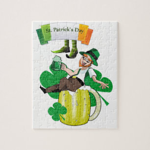 St. Patrick's Day Jigzaag Puzzle Legpuzzel