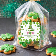 St. Patrick's Day Jongen Verjaardag Klaver Dank u