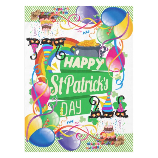 St. Patrick's Day Joyeuse nappe d'anniversaire (Devant)