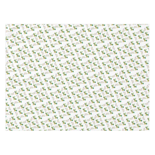 St. Patrick's Day Joyeuse nappe d'anniversaire (Devant (Horizontal))