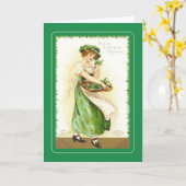 St. Patrick's Day Kaart (Gele Bloem)