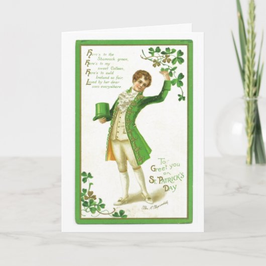 ST. Patrick's Day Kaart (Voorkant)