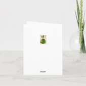 St Patrick's Day  Kaart (Achterkant)