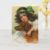 St. Patrick's Day Kaart (Gele Bloem)