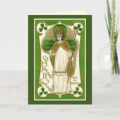 St. Patrick's Day Kaart met gebed en vers binnenin (Voorkant)