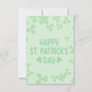 St. Patrick's Day Kaart Notitiekaartje