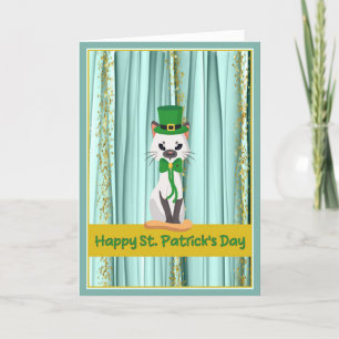St. Patricks Day Kaart van Pet Cat