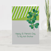 St. Patrick's Day Kaart voor Brother (Voorkant)