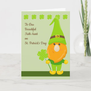 St. Patrick's Day Kaart voor Irish tante