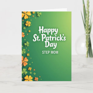 St. Patrick's Day kaart voor stiefmoeder