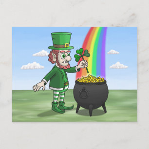 St. Patricks Day Kabouter Feestdagenkaart