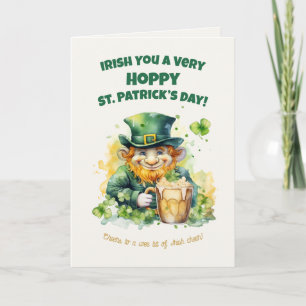 St. Patrick's Day Kabouter Grappige Kaart