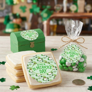 St. Patrick's Day Kabouter Groene Sticker
